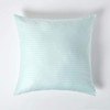 HOMESCAPES Blue Pure Egyptian Cotton Euro Size Pillowcase Square (80