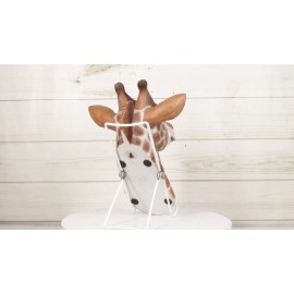 Ebros Gift Kenya The Safari Giraffe Head Wall Decor Wildlife Animal Taxidermy 3D Sculpture