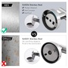KES Towel Hooks 4 Pack Wall Mounted Coat Robe Hook