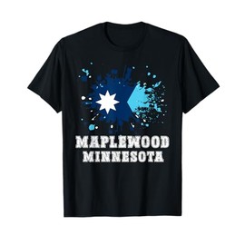 Maplewood Minnesota MN Splatter Trip Vacation Souvenir T-Shirt