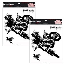 Dirt Gear Motocross Sticker Sheet Quad ATV MX Sticker 101 Black Vinyl Oriental Sticker