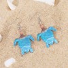 Acrylic Turtle Starfish Shell Seahorse Earrings for Women Lightweight Summer