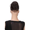 CAISHA Bun Hairpiece Ponytail Hepburn-Bun Scrunchie Updo Dark Brown Mix