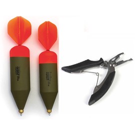 # Set of 2 x Behr Predatory Fish Floats with Sail (1x 20g, 1x 25g) + Free Fishing Scissors