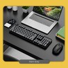 Wireless Keyboard and Mouse Combo Pure Color Retro 2.4G Wireless