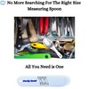 Adjustable Measuring Spoon All-in-One Sliding Measuring Scoop for Preparing Baking