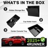 Muslogy Center Console Organizer & Hidden Box & Cup Holder