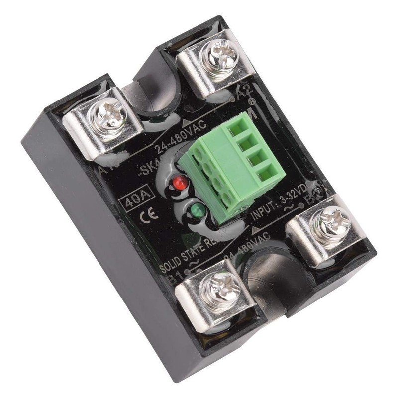 Channel DC Control Channel AC Solid State Relay 24-480VAC Single