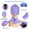 ComfiTECH Cold Cap and Neck Ice Pack Wrap Gel Combo,