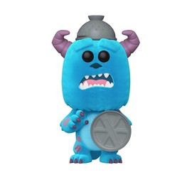 Epic Collectibles Pop Monsters Inc - Sulley with Lid (Flocked Variant) Exclusive Vinyl Figure Included with Box Protector Compatible for Funko