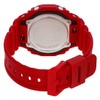 CASIO Men's G-Shock Duo Slim Analog-Digital Watch, Red Face, Red