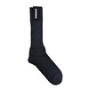 AMERIB Men's Rib 2/1 Socks, White, Black, Made in Japan,
