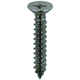 DAIDOHANT 10173816 Stainless Steel Self Tapping Screws, Countersunk Head (Nominal Diameter d) 0.1 x Length 1.2 inches (30 mm) x Head Diameter D 0.3 inches (8 mm) [SUSXM7] Approx. 80 Pieces