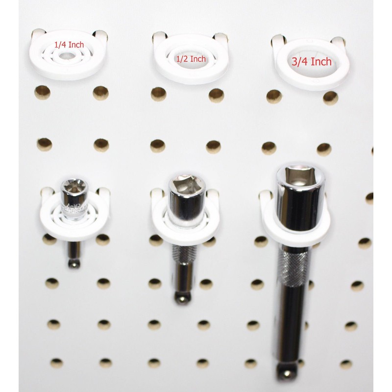 Plastic Multi-Purpose Peg Board Tool Holders Pegboard Wall Hooks -