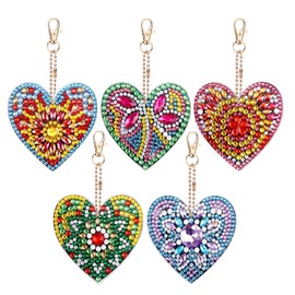 Vidillo 5D DIY Diamond Painting Full Kit for Adults, DIY Crystal Picture Rhinestone Embroidery Cross Stitch Arts Craft DIY Home Wall Decor Diamond Painting Kit (Multi-Color)