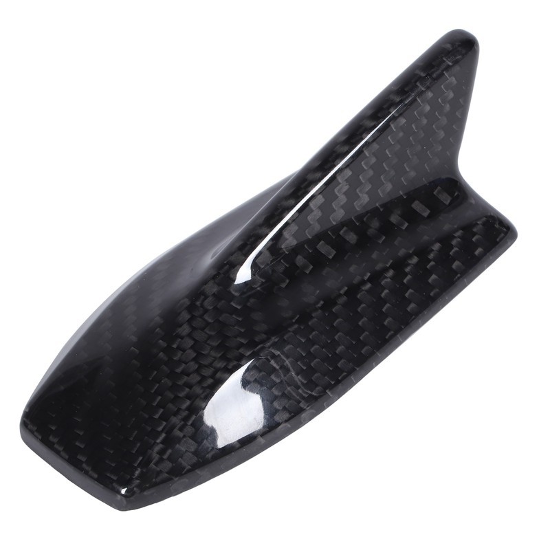 Carbon Fiber Roof Antenna Cover Auto Replacement Accessory Fit for