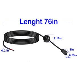 for Humminbird PC-11 Power Cable 720057-1 for Side-Imaging Units Compatible with Humminbird All Helix 8/9/10/12/15, 800/900/1100 Series, 797, 798