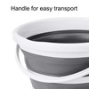 Eurow 10L (2.6 Gallon) Indoor and Outdoor Collapsible Bucket