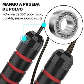 Altera Jump Cuerda para Saltar  Speed Rope Ajustable para Ejercicio, CrossFit, Boxeo y Entrenamiento de Cardio en Casa o Gimnasio                     