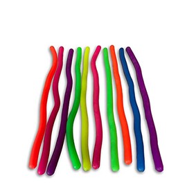 Toys+ Crazy Stretchy String! 10 Pack Stretchy String Fidgets Sensory Stress Reliever ADD, ADHD for Autism Builds Focus and Patience (Multi, 10 Pack)