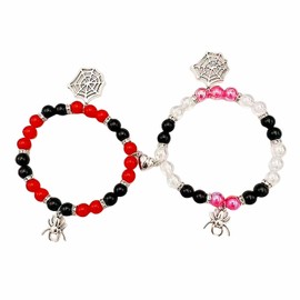 YANMIN Matching Bracelets for Couples Best Friend BFF Friendship Matching Bracelets Spider Charm Bracelets Merch Gifts for Women Men Girls Kids