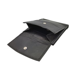 Buono Pelle Mens Designer Genuine Real Soft Leather Wallet with Large Coin Pocket/Pouch Gift Boxed