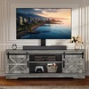 DWVO TV Stand with Mount for Living Room, Farmhouse TV