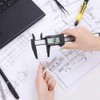 JZK 150mm 15cm 6inch Caliper + 30cm 12inch Ruler, Metric