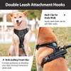PoyPet No Pull Dog Harness with Neck Release Buckle, Reflective