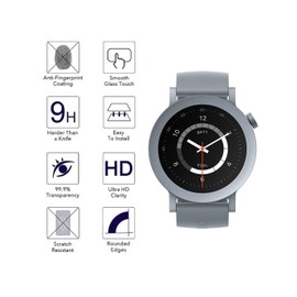 Youniker 4 Pack Compatible with CMF Watch Pro 2 Smartwatch Screen Protector Tempered Glass Compatible for CMF Watch Pro2 Smart Watch Screen Protectors Cover Foils Glass Anti-Scratch