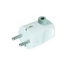 Schuko Angled Plug White with Protective Contact White IP20 16A