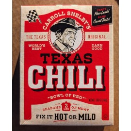 Carroll Shelby's Original Texas Chili Kit 3.65 Ounce (Pack of 8)