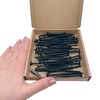 (Pack of 50) Black Phosphate Carbon Steel 4.2 x 75mm