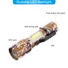 PATIKIL Scalable LED Flashlight, 3 Mode High Lumens LED Flashlight