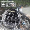 ZJUSDO Motorcycle 5.75inch Headlight with White DRL 5 3/4 Led