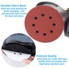 50 Pcs 125mm Sanding Discs Pads, Premium 8 Hole 120