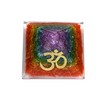 Large Orgone Pyramid Crystal Pyramid Seven Chakra Onxy Orgonite Pyramid