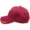 Eagle Emblems Shriner Emblem MAROON BURGUNDY With Shadow Embroidered Cap