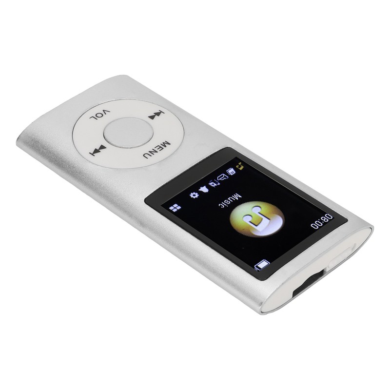 MP3 Player Stylish Multifunctional Lossless Sound Slim 1.8 Inch LCD