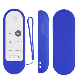 G9N9N Voice Remote Control Replacement for 2020 Google Chromecast 4K Snow GA0140 GA01919 GA01920 GA01923 with Blue Remote Control Case