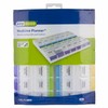 Ezy Dose Weekly 4x/Day Push Button Medtime Planner Pill Reminder (2XL)
