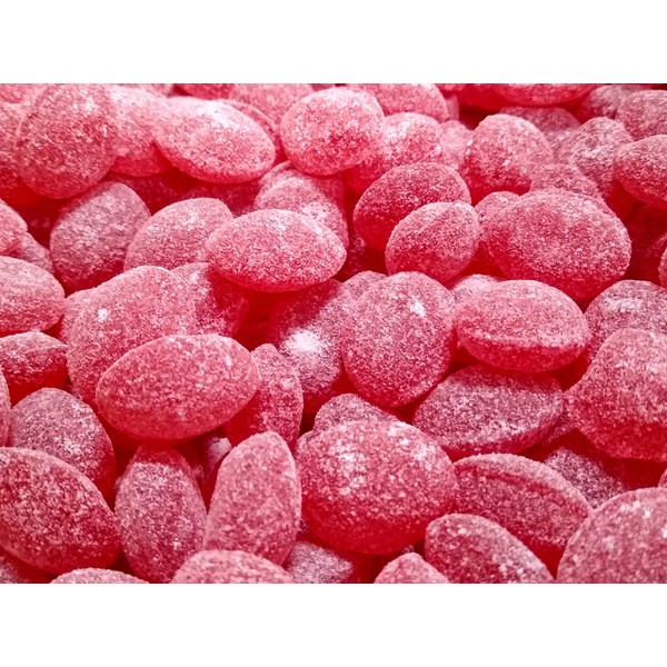 Claeys Wild Cherry Bulk Sanded Candy Drops - 2 lbs of Fresh Delicious Candy