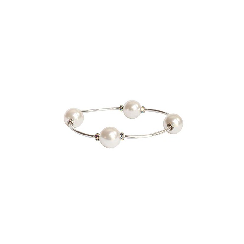 Made As Intended the Blessing Bracelet - 12mm Crystal White