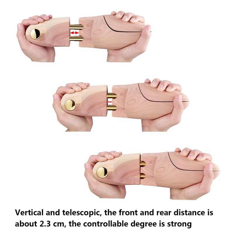 Logei (1 Pair) Cedar Wood Shoe Tree Shoe Stretcher Shaper