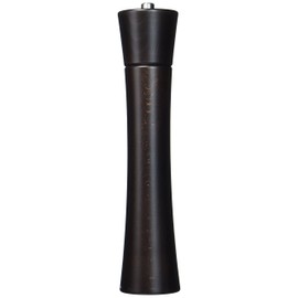 Zassenhaus Salzmühle Frankfurt 30 cm, Buche dunkelbraun mit stufenlos verstellbarem Hochleistungs-Keramikmahlwerk, befüllt, Wenge, 21189