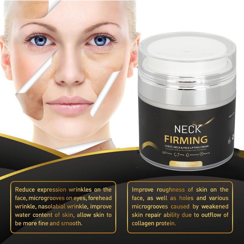 60g Neck Cream Reduce Wrinkles Moisturizing Neck Firming Lotion Anti