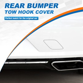 CZShiYue Rear Bumper Tow Hook Cover Fit for Volvo S90 2017 2018 2019 Towing Eye Cap 31383298 398400101 (Brown, Right Passenger Side) Xinpinsai