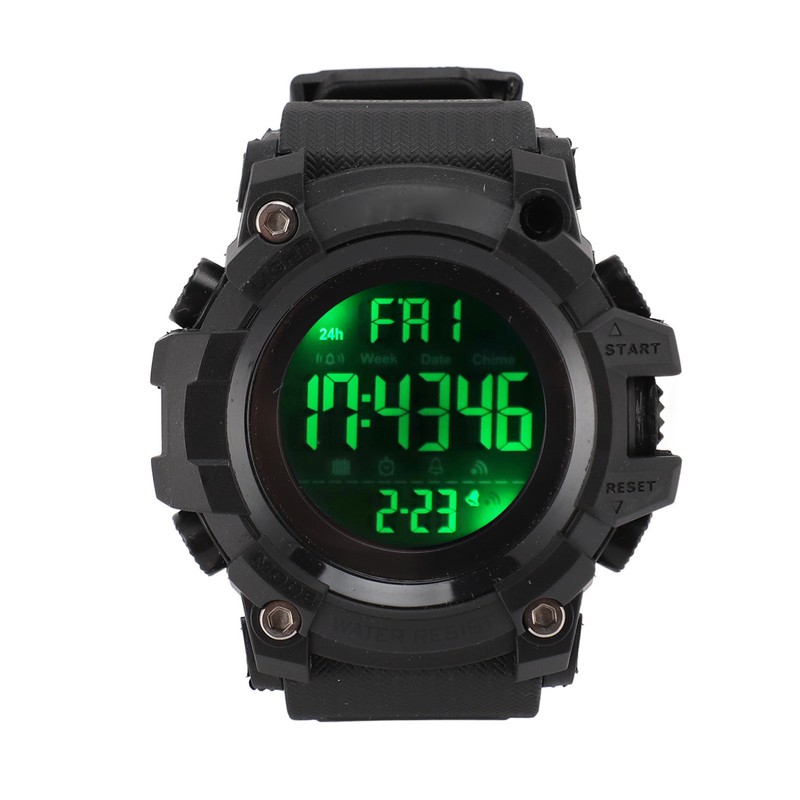 Digital Sports Watch 50m Waterproof Alarm Clock Electronic Watch with
