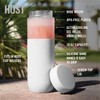 HOST Freeze Double Walled Insulated Water Bottle Freezer Tumbler with