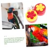 CAXUSD 4Pcs Hummingbird Feeders Plastic Outdoor Bird Feeders with Clips